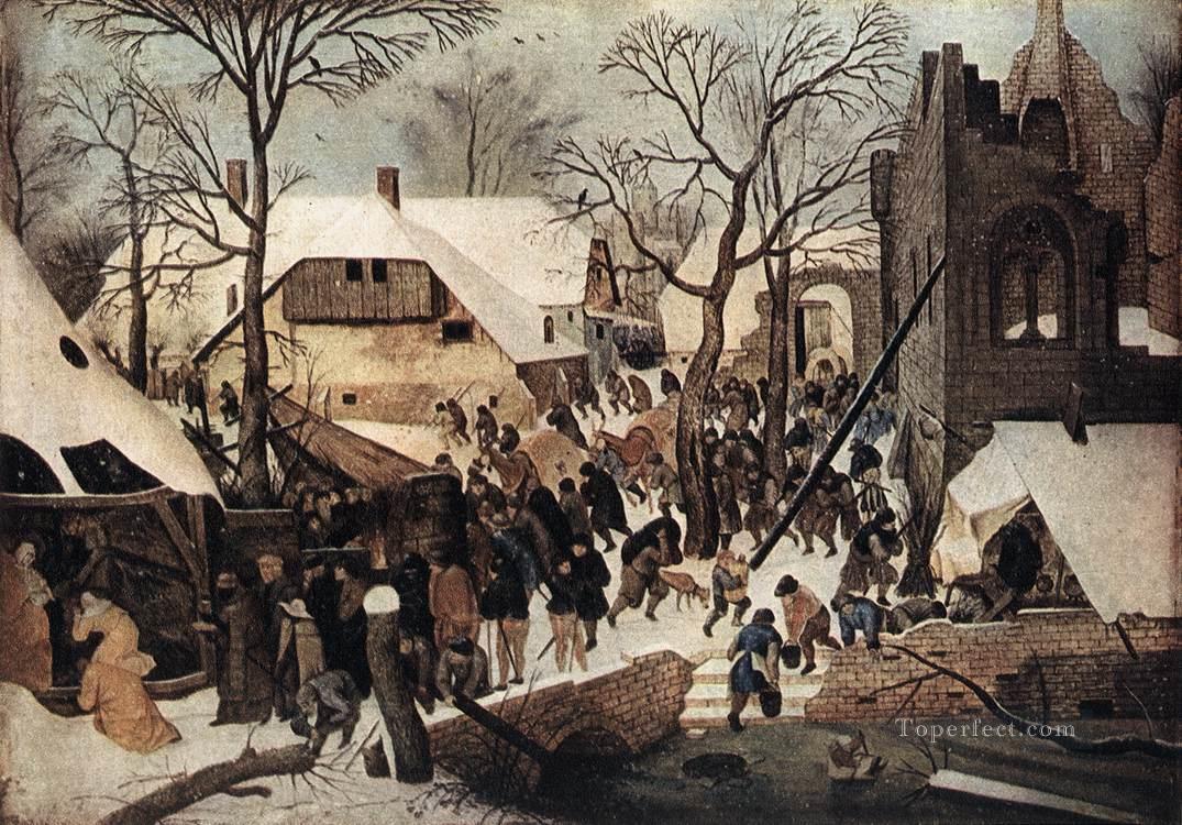 Adoration Of The Magi peasant genre Pieter Brueghel the Younger Oil Paintings